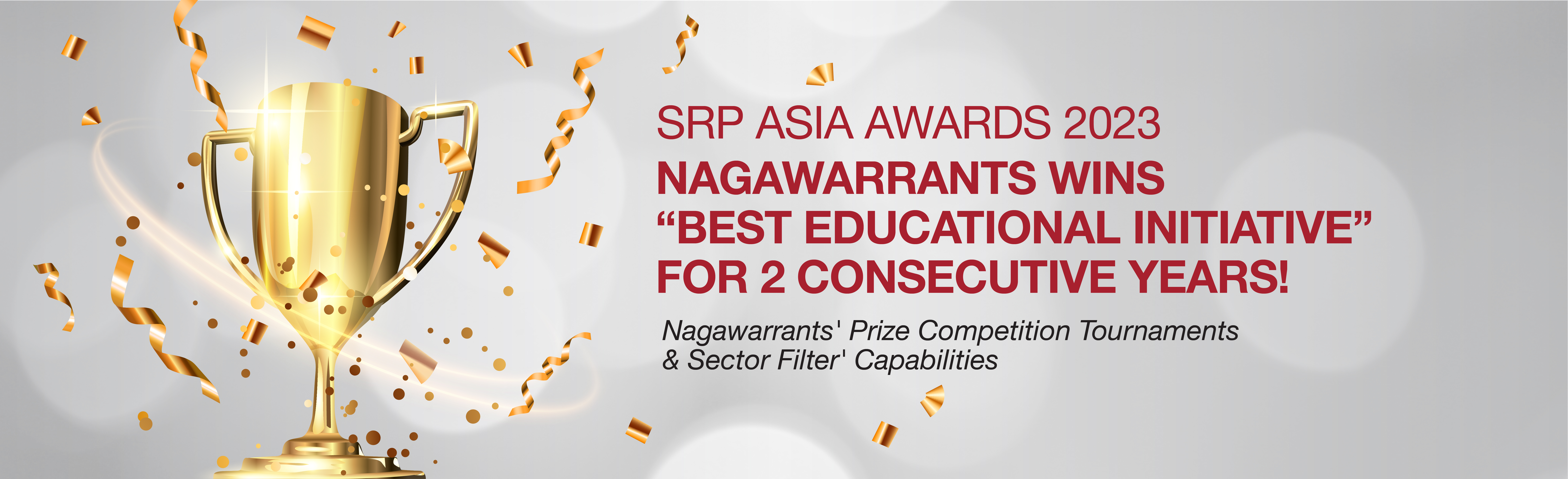 SRP Asia Awards for 2 consecutive years